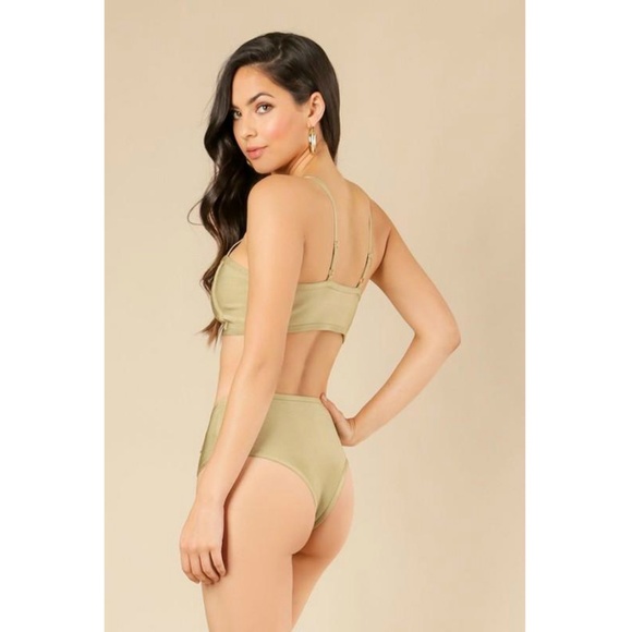 Lace-up Strappy Bandage Bikini - Picture 2 of 2